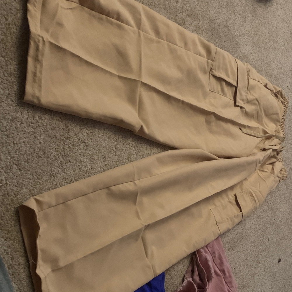 Men's Tan Cargo Pants